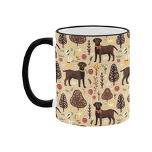 Load image into Gallery viewer, Christmas Companions Chocolate Labradors Coffee Mug-3