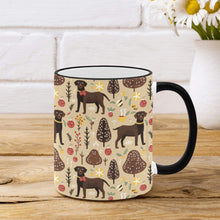 Load image into Gallery viewer, Christmas Companions Chocolate Labradors Coffee Mug-4