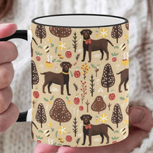 Load image into Gallery viewer, Christmas Companions Chocolate Labradors Coffee Mug-White1-ONE SIZE-1