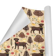 Load image into Gallery viewer, Christmas Companions Chocolate Labradors Gift Wrapping Paper - 2 Rolls-Christmas Ornament-Chocolate Labrador,Christmas,Wrapping Paper-4