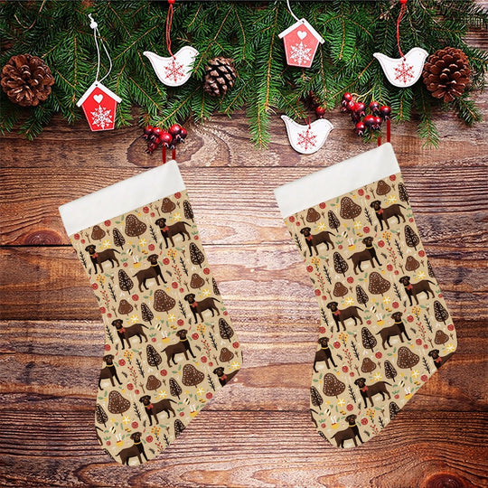 Christmas Companions Chocolate Labradors Stocking 540x