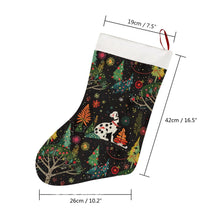 Load image into Gallery viewer, Christmas Forest Frolic Dalmatian Christmas Stocking-Christmas Ornament-Christmas, Dalmatian, Home Decor-26X42CM-White1-4