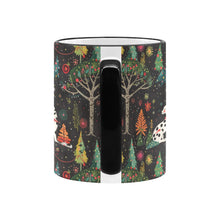 Load image into Gallery viewer, Christmas Forest Frolic Dalmatian Coffee Mug-5