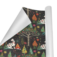 Load image into Gallery viewer, Christmas Forest Frolic Dalmatian Gift Wrapping Paper - 2 Rolls-Christmas Ornament-Christmas,Dalmatian,Wrapping Paper-2
