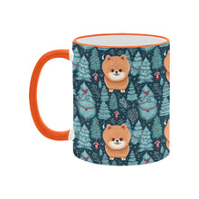Load image into Gallery viewer, Christmas Forest Gremlin Pomeranian Coffee Mug-3