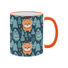 Load image into Gallery viewer, Christmas Forest Gremlin Pomeranian Coffee Mug-4