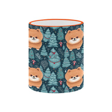 Load image into Gallery viewer, Christmas Forest Gremlin Pomeranian Coffee Mug-5