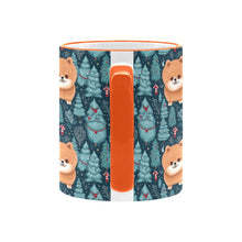 Load image into Gallery viewer, Christmas Forest Gremlin Pomeranian Coffee Mug-6