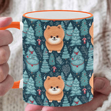 Load image into Gallery viewer, Christmas Forest Gremlin Pomeranian Coffee Mug-White7-ONE SIZE-1