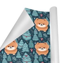 Load image into Gallery viewer, Christmas Forest Gremlin Pomeranian Gift Wrapping Paper - 2 Rolls-Christmas Ornament-Christmas,Pomeranian,Wrapping Paper-4