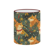 Load image into Gallery viewer, Christmas Forest Shiba Inus Coffee Mug-2
