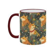 Load image into Gallery viewer, Christmas Forest Shiba Inus Coffee Mug-3