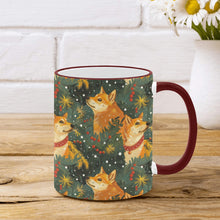 Load image into Gallery viewer, Christmas Forest Shiba Inus Coffee Mug-4