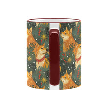 Load image into Gallery viewer, Christmas Forest Shiba Inus Coffee Mug-6