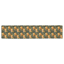 Load image into Gallery viewer, Christmas Forest Shiba Inus Table Runner-Home Decor-Christmas, Home Decor, Shiba Inu-ONE SIZE-2