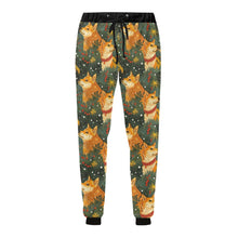 Load image into Gallery viewer, Christmas Forest Shiba Inus Unisex Sweatpants-Apparel-Apparel, Christmas, Dog Dad Gifts, Dog Mom Gifts, Pajamas, Shiba Inu-4