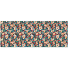 Load image into Gallery viewer, Christmas Forest Yorkies Gift Wrapping Paper - 2 Rolls-Christmas Ornament-Christmas,Wrapping Paper,Yorkshire Terrier-Black29-ONE SIZE-1