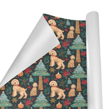 Load image into Gallery viewer, Christmas Frolic Goldendoodles Gift Wrapping Paper - 2 Rolls-Christmas Ornament-Christmas,Goldendoodle,Wrapping Paper-3