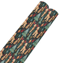 Load image into Gallery viewer, Christmas Frolic Goldendoodles Gift Wrapping Paper - 2 Rolls-Christmas Ornament-Christmas,Goldendoodle,Wrapping Paper-5
