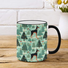 Load image into Gallery viewer, Christmas Glades Guardian Doberman Coffee Mug-2