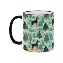 Load image into Gallery viewer, Christmas Glades Guardian Doberman Coffee Mug-3