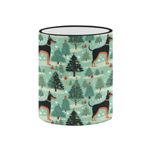 Load image into Gallery viewer, Christmas Glades Guardian Doberman Coffee Mug-5