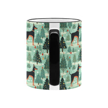 Load image into Gallery viewer, Christmas Glades Guardian Doberman Coffee Mug-6