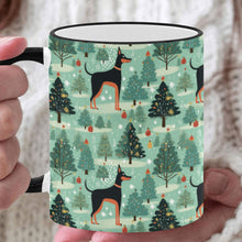 Load image into Gallery viewer, Christmas Glades Guardian Doberman Coffee Mug-White5-ONE SIZE-1