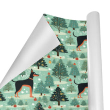 Load image into Gallery viewer, Christmas Glades Guardian Doberman Gift Wrapping Paper - 2 Rolls-Christmas Ornament-Christmas,Doberman,Wrapping Paper-4