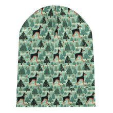 Load image into Gallery viewer, Christmas Glades Guardian Doberman Warm Christmas Beanie-Accessories-Accessories, Christmas, Doberman, Dog Mom Gifts, Hats-ONE SIZE-7