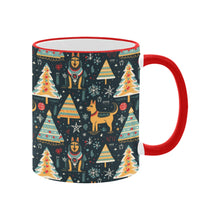 Load image into Gallery viewer, Christmas Groove Guardian German Shepherds Coffee Mug-4