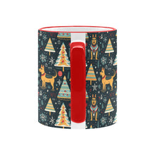 Load image into Gallery viewer, Christmas Groove Guardian German Shepherds Coffee Mug-6