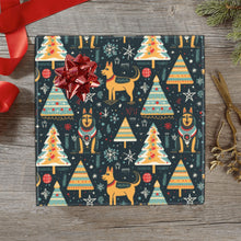 Load image into Gallery viewer, Christmas Groove Guardian German Shepherds Gift Wrapping Paper - 2 Rolls-Christmas Ornament-Christmas,German Shepherd,Wrapping Paper-1
