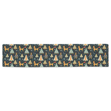 Load image into Gallery viewer, Christmas Groove Guardian German Shepherds Table Runner-Home Decor-Christmas, German Shepherd, Home Decor-Black8-ONE SIZE-1