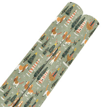 Load image into Gallery viewer, Christmas Holiday Basset Hounds Gift Wrapping Paper - 2 Rolls-Christmas Ornament-Basset Hound,Christmas,Wrapping Paper-Basset Hound-ONE SIZE-5