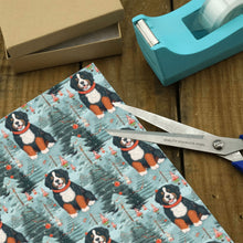 Load image into Gallery viewer, Christmas Jubilee Berense Mountain Dog Christmas Gift Wrapping Paper - 2 Rolls-Christmas Ornament-Bernese Mountain Dog,Christmas,Wrapping Paper-4