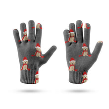 Load image into Gallery viewer, Christmas Labrador Love Touch Screen Gloves-Accessories-Accessories, Dog Dad Gifts, Dog Mom Gifts, Gloves, Labrador-2