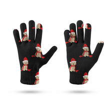 Load image into Gallery viewer, Christmas Labrador Love Touch Screen Gloves-Accessories-Accessories, Dog Dad Gifts, Dog Mom Gifts, Gloves, Labrador-9