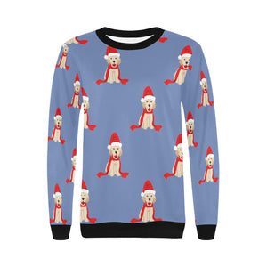 Christmas Labrador Love Women's Sweatshirt-Apparel-Apparel, Labrador, Sweatshirt-11
