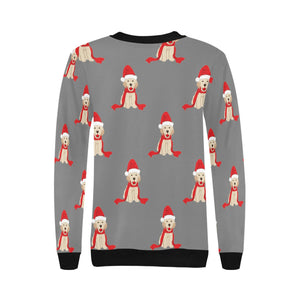 Christmas Labrador Love Women's Sweatshirt-Apparel-Apparel, Labrador, Sweatshirt-12