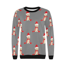 Load image into Gallery viewer, Christmas Labrador Love Women&#39;s Sweatshirt-Apparel-Apparel, Labrador, Sweatshirt-13