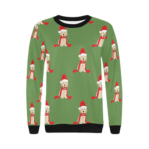 Christmas Labrador Love Women's Sweatshirt-Apparel-Apparel, Labrador, Sweatshirt-15