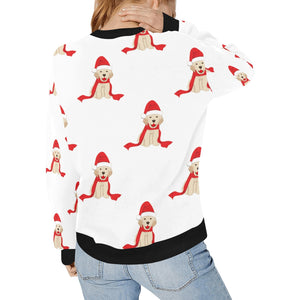 Christmas Labrador Love Women's Sweatshirt-Apparel-Apparel, Labrador, Sweatshirt-2