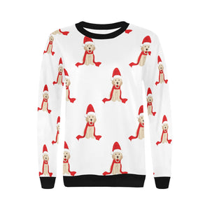 Christmas Labrador Love Women's Sweatshirt-Apparel-Apparel, Labrador, Sweatshirt-3