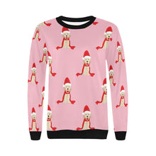 Load image into Gallery viewer, Christmas Labrador Love Women&#39;s Sweatshirt-Apparel-Apparel, Labrador, Sweatshirt-7