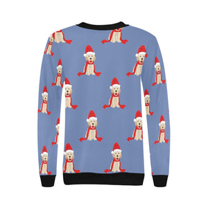 Christmas Labrador Love Women's Sweatshirt-Apparel-Apparel, Labrador, Sweatshirt-9