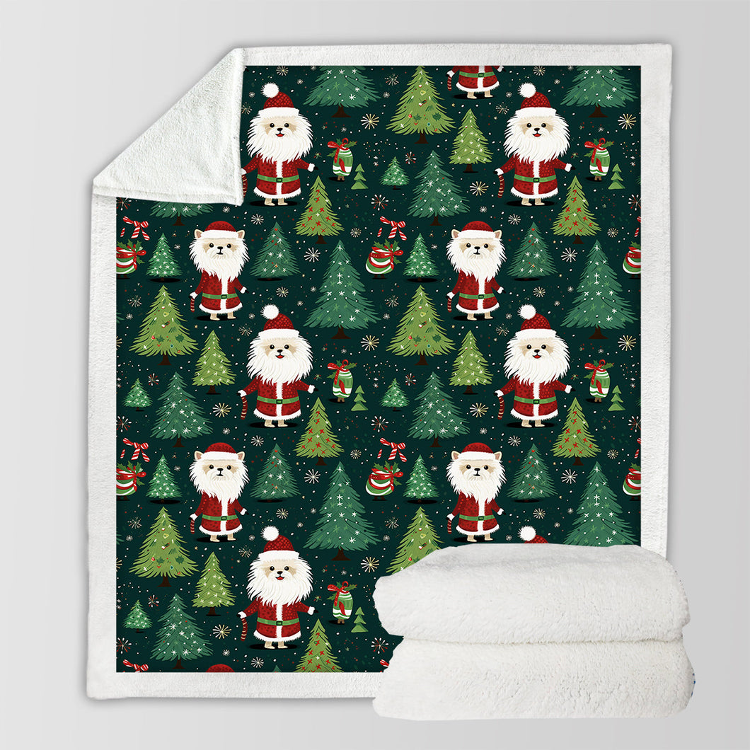 Christmas Masquerade Maltese Soft Warm Fleece Blanket-Blanket-Blankets, Christmas, Dog Dad Gifts, Dog Mom Gifts, Home Decor, Maltese-10