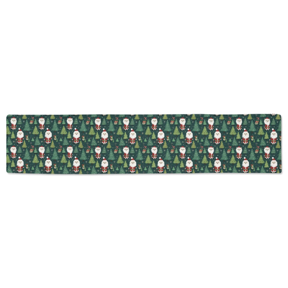 Christmas Masquerade Maltese Table Runner-Home Decor-Christmas, Home Decor, Maltese-ONE SIZE-2