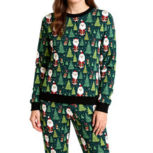 Load image into Gallery viewer, Christmas Masquerade Maltese Women's Holiday Lounge Pajama Set-Pajamas-Apparel,Christmas,Dog Mom Gifts,Maltese,Pajamas-1