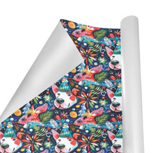Load image into Gallery viewer, Christmas Pit Bull Party Palette Gift Wrapping Paper - 2 Rolls-Christmas Ornament-Christmas,Pit Bull,Wrapping Paper-3